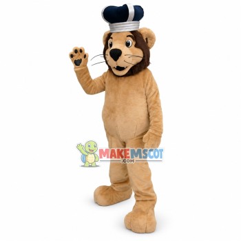 Duke Lion Mascot Costume Duke Lion Mascot Costume