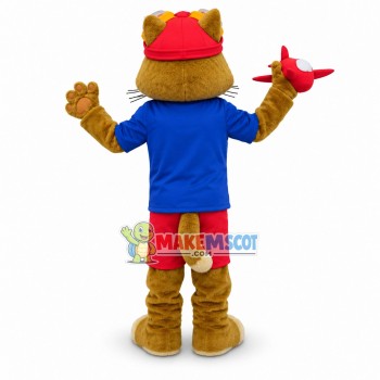 Gaymont's Jr. Cat Mascot Costume Gaymont's Jr. Cat Mascot Costume
