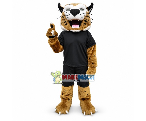 University Bobcat Mascot Costume 