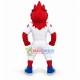 Cool Sport Red Dinosaur Mascot Costume Cool Sport Red Dinosaur Mascot Costume