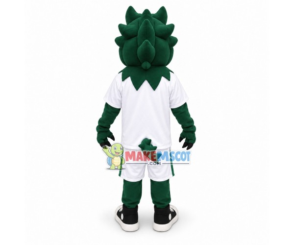 Green Dragon School Mascot Costume Green Dragon School Mascot Costume