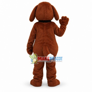 Lovely Dogwood Dog Mascot Costume Lovely Dogwood Dog Mascot Costume