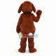 Lovely Dogwood Dog Mascot Costume Lovely Dogwood Dog Mascot Costume