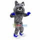 Fierce Sport Grey Bulldog Mascot Costume Fierce Sport Grey Bulldog Mascot Costume