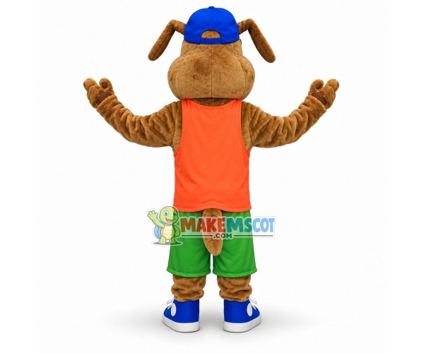 Cool Hound Dog Mascot Costume Cool Hound Dog Mascot Costume