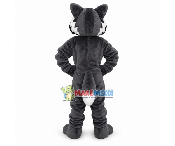 Timber Wolf Mascot Adult Costume Timber Wolf Mascot Adult Costume