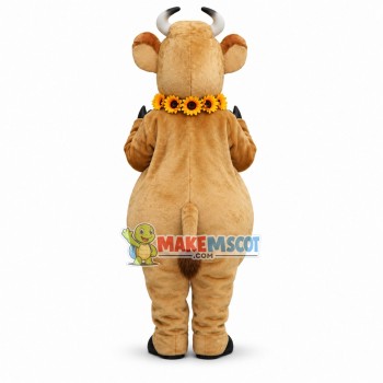 Cute Charming Elsie the Cow Mascot Costume Cute Charming Elsie the Cow Mascot Costume