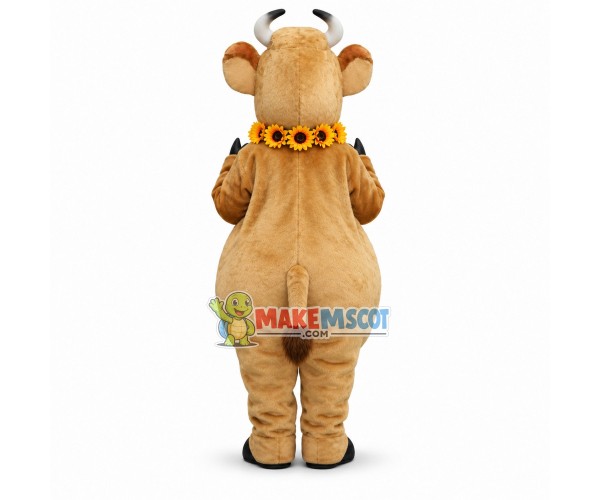Cute Charming Elsie the Cow Mascot Costume Cute Charming Elsie the Cow Mascot Costume