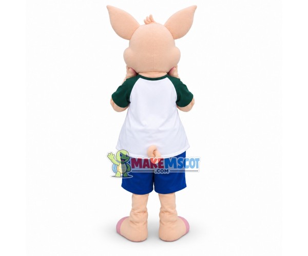 Cute Shy Pig Mascot Costume Cute Shy Pig Mascot Costume