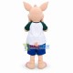 Cute Shy Pig Mascot Costume Cute Shy Pig Mascot Costume