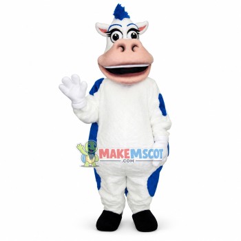 Farm Cow Mascot Adult Costume Farm Cow Mascot Adult Costume