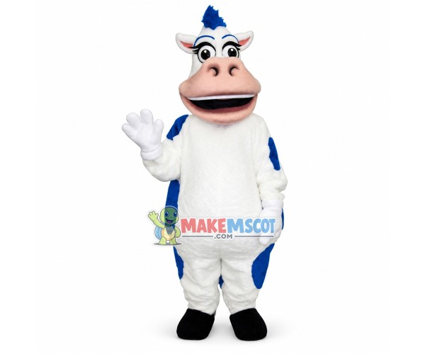 Farm Cow Mascot Adult Costume Farm Cow Mascot Adult Costume