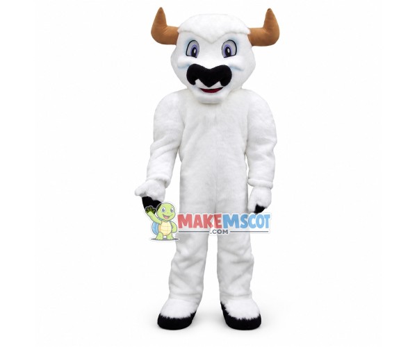 White Buffalo Mascot Costume White Buffalo Mascot Costume