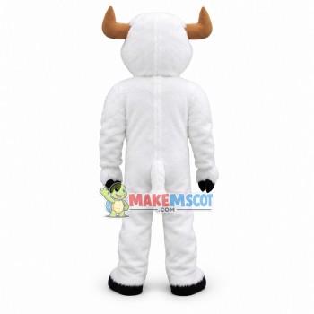 White Buffalo Mascot Costume 