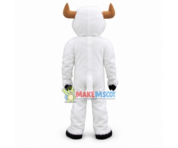 White Buffalo Mascot Costume White Buffalo Mascot Costume