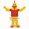 Yellow Chicken Mascot Adult Costume 