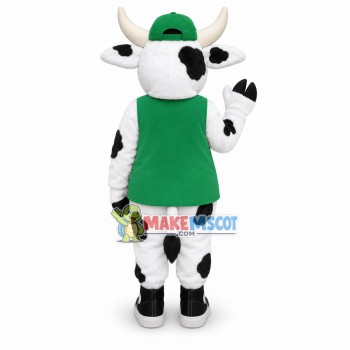Healthy Moorice Cow Mascot Costume Healthy Moorice Cow Mascot Costume