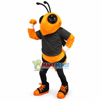 University Bee Mascot Costume University Bee Mascot Costume