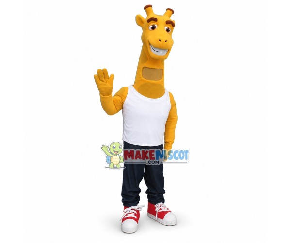 Sports Giraffe Mascot Costume Sports Giraffe Mascot Costume
