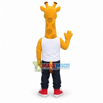 Sports Giraffe Mascot Costume 