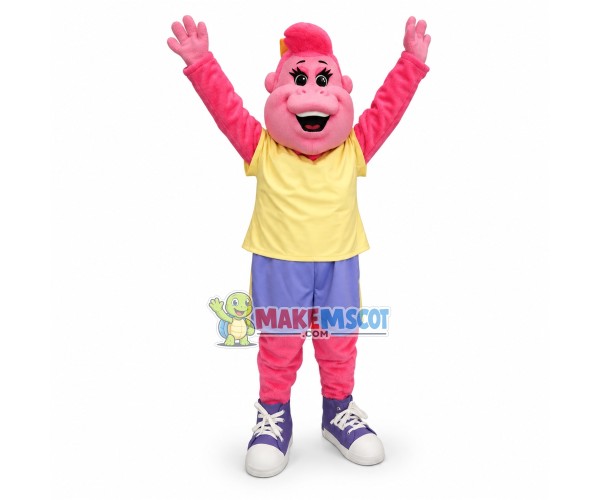 Lively Monkey Jane Mascot Costume Lively Monkey Jane Mascot Costume