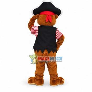 Optimistic Pirate Monkey Mascot Costume Optimistic Pirate Monkey Mascot Costume