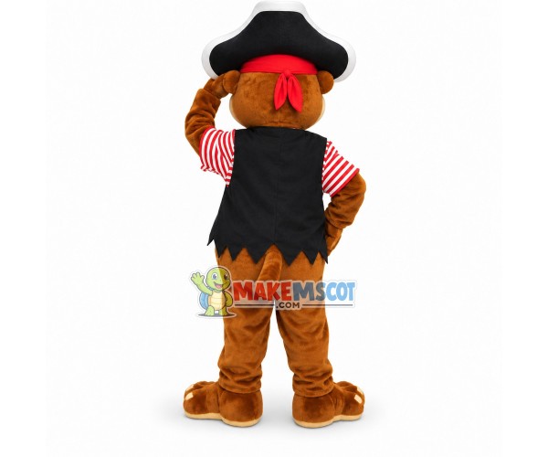 Optimistic Pirate Monkey Mascot Costume Optimistic Pirate Monkey Mascot Costume