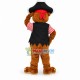 Optimistic Pirate Monkey Mascot Costume Optimistic Pirate Monkey Mascot Costume