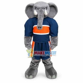 University Elephant Tuffy the Titan Mascot Costume University Elephant Tuffy the Titan Mascot Costume