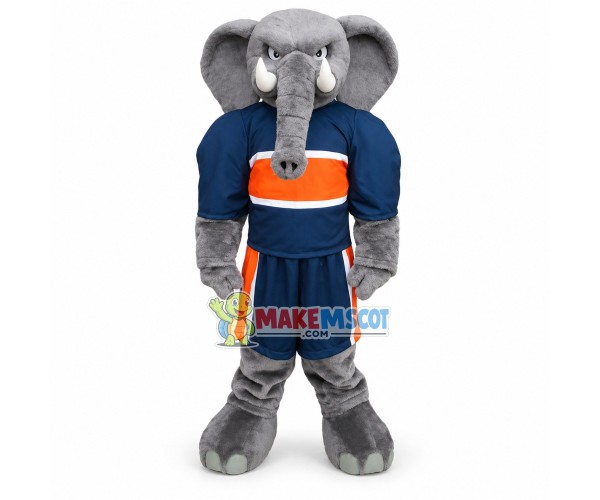 University Elephant Tuffy the Titan Mascot Costume University Elephant Tuffy the Titan Mascot Costume