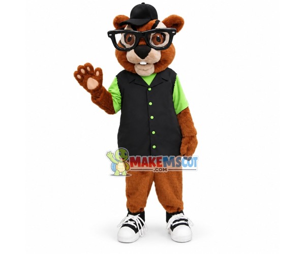 Referee Squirrel Mascot Costume Referee Squirrel Mascot Costume
