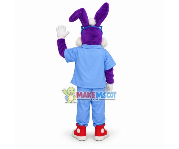 Evil Dr. Rabbit Mascot Costume Evil Dr. Rabbit Mascot Costume