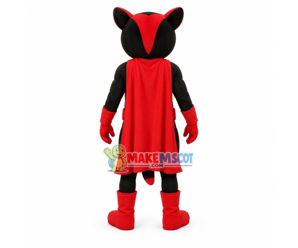 Nutzy the Flying Squirrel With Baseball Bat Mascot Costume Nutzy the Flying Squirrel With Baseball Bat Mascot Costume