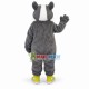 Real-life Grey Hamster Mascot Costume 