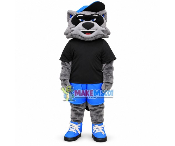 Renegade Rascal the Raccoon Mascot Costume Renegade Rascal the Raccoon Mascot Costume