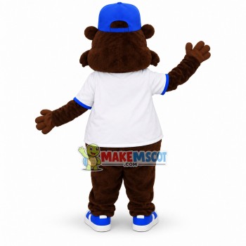 Sports Beaver Mascot Costume 
