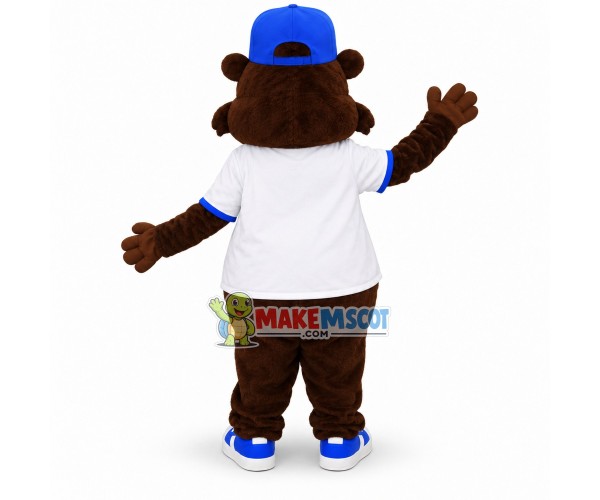 Sports Beaver Mascot Costume 
