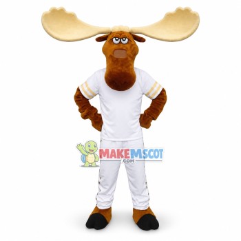 Advertising Moose Mascot Costume Fancy Dress Costume Advertising Moose Mascot Costume Fancy Dress Costume
