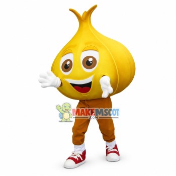 Lightweight Cartoon Yellow Onion Mascot Costume 