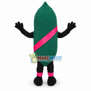 Huge Cartoon Pea Pod Mascot Costume 
