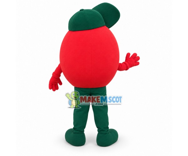 Sport Red Bean Man Mascot Costume 
