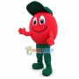 Sport Red Bean Man Mascot Costume 
