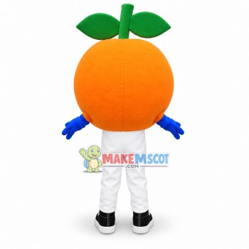 Lightweight Cartoon Tangerine Mascot Adult Costume 