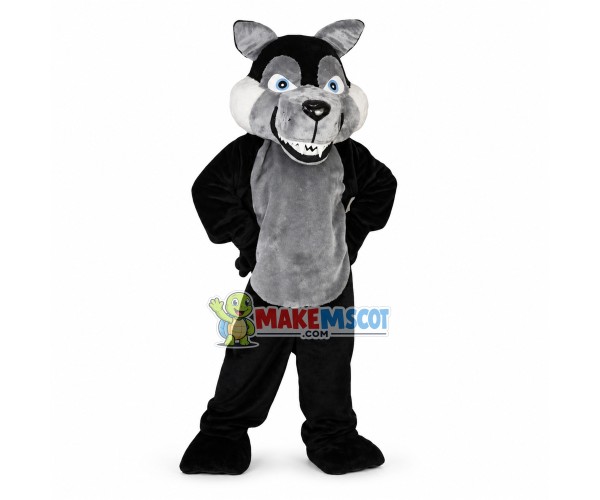 Toothy Wolf Mascot Costume Toothy Wolf Mascot Costume