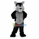 Toothy Wolf Mascot Costume Toothy Wolf Mascot Costume