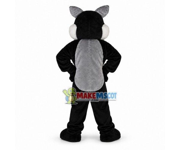 Toothy Wolf Mascot Costume Toothy Wolf Mascot Costume