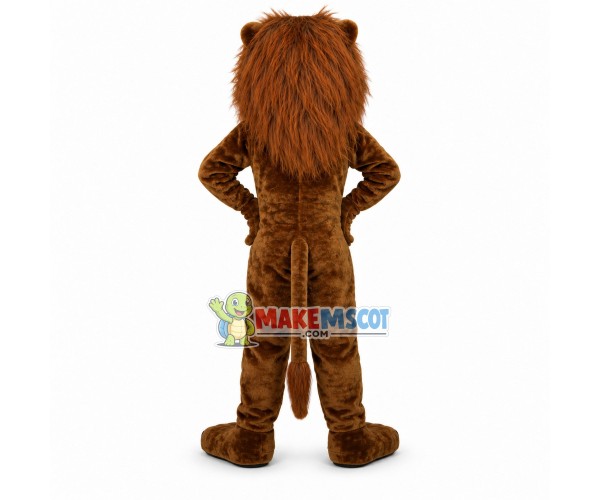 College Power Lion Mascot Costume 
