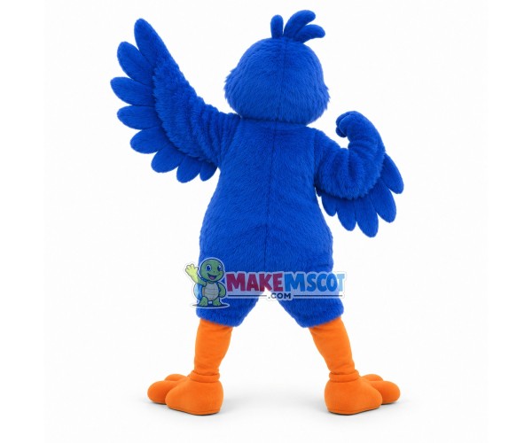 Blue Roadrunner Mascot Costume 