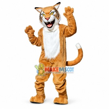 Willie the Wildcat High School Mascot Costume Willie the Wildcat High School Mascot Costume