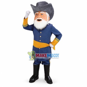 General or Civil War Soldier Mascot Costume General or Civil War Soldier Mascot Costume